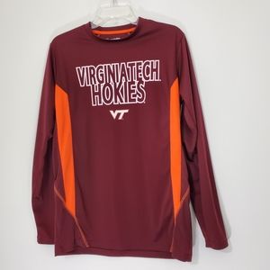 Champion Virginia Tech Hokies Longsleeve Shirt, Size Medium